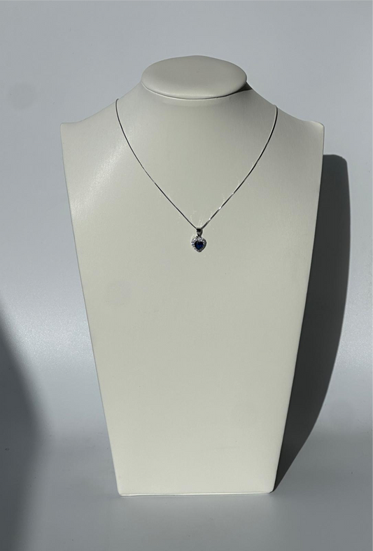 Collana Cuore Blu